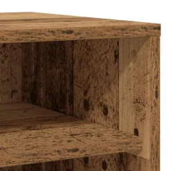 vidaXL Zapateros 2 uds madera ingeniería envejecida 32x35x70cm Madera antigua Outlet