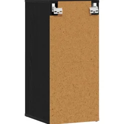 vidaXL Zapateros 2 uds 32x35x70 cm madera de ingeniería Roble negro Clearance