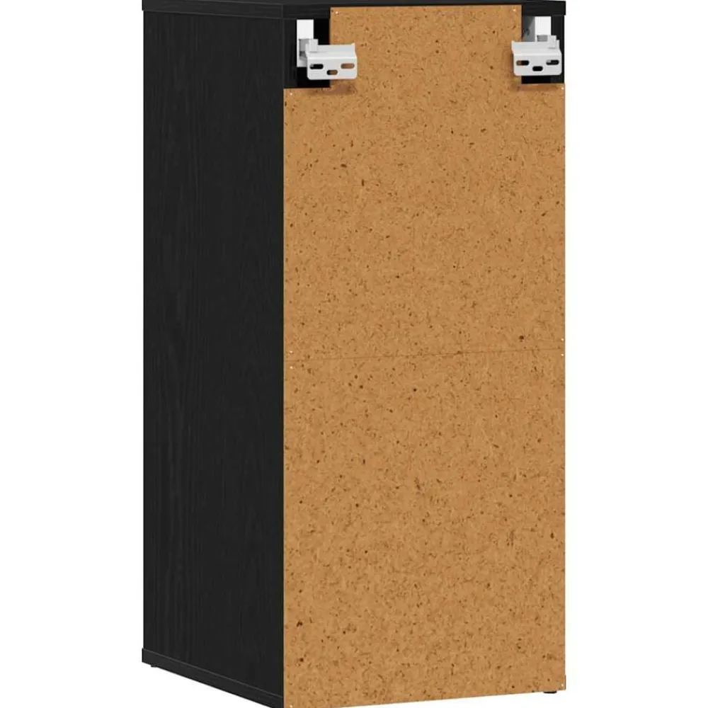 vidaXL Zapateros 2 uds 32x35x70 cm madera de ingeniería Roble negro Clearance