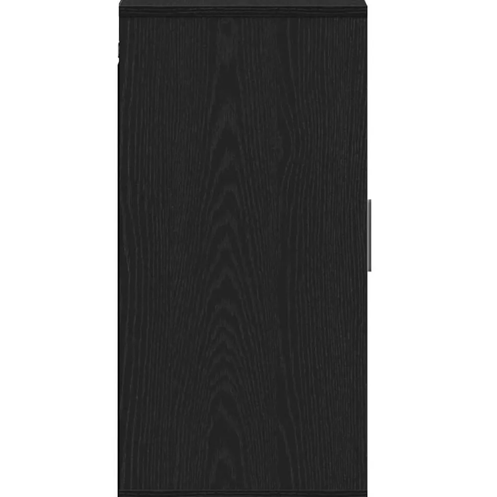 vidaXL Zapateros 2 uds 32x35x70 cm madera de ingeniería Roble negro Clearance