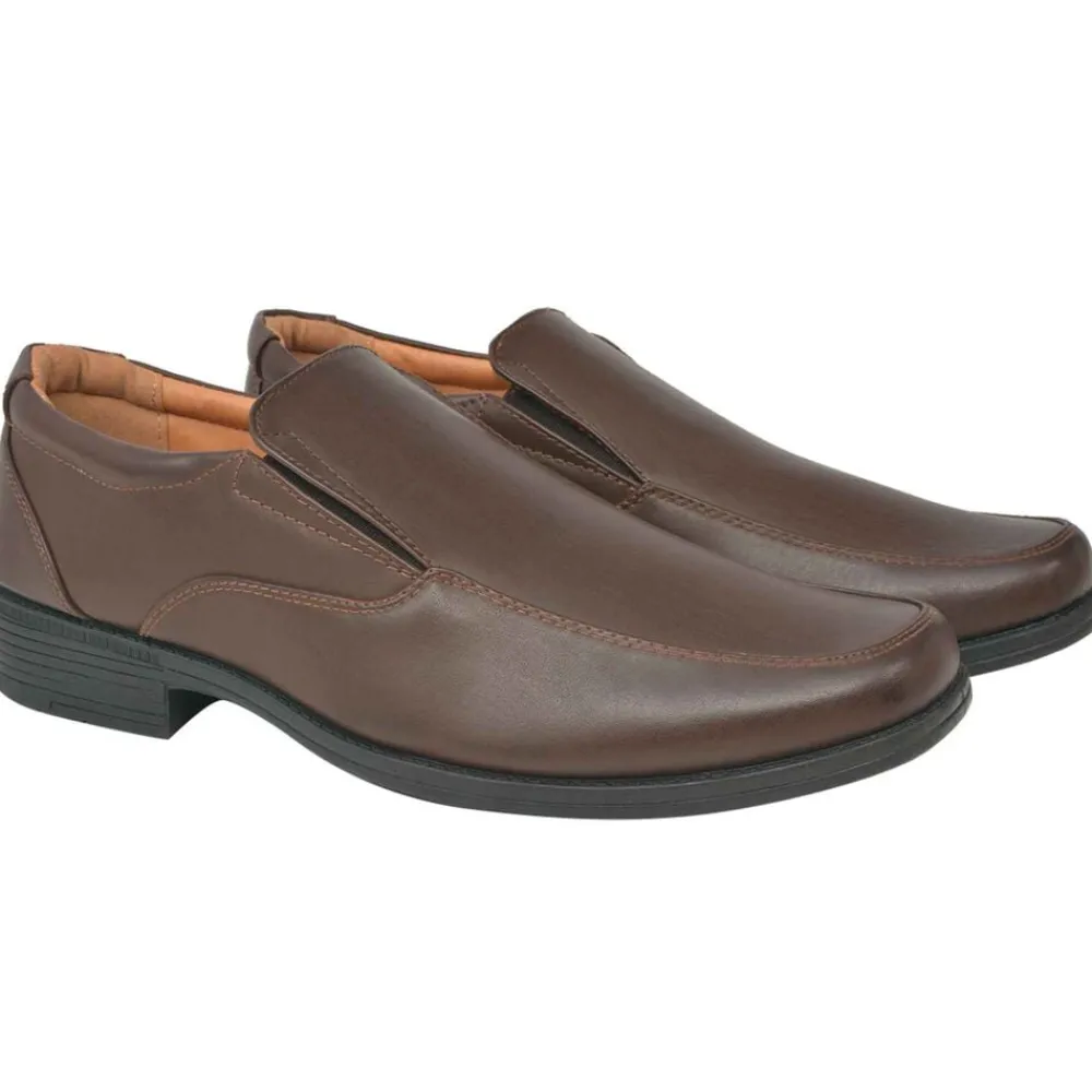 vidaXL Ropa Y Accesorios-Zapatos Marrón 41 Cuero artificial